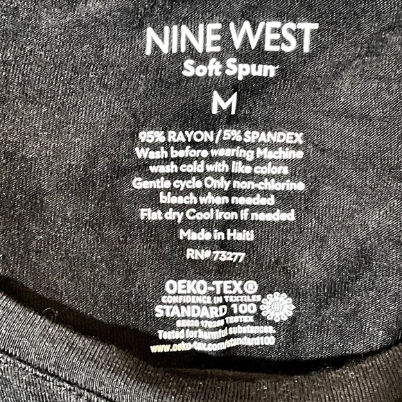Nine West Year of the Spider Cold Band Tee Top Soft Spun Size M - Picture 6 of 6